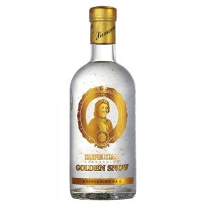 Golden Snow vodka med guld