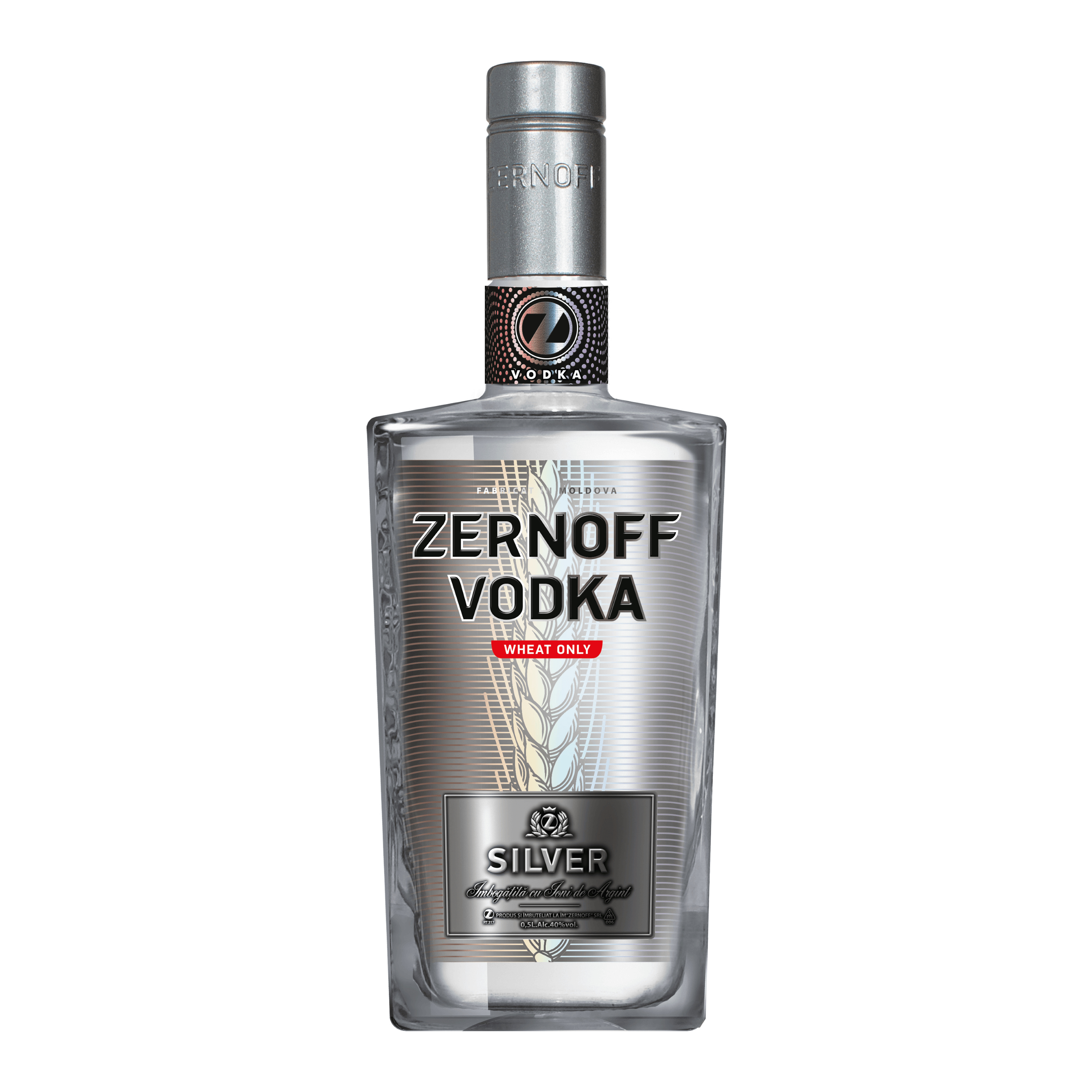 Zernoff Vodka Silver 0,5 Liter - 40% - Premium Vodka til kun 275,-