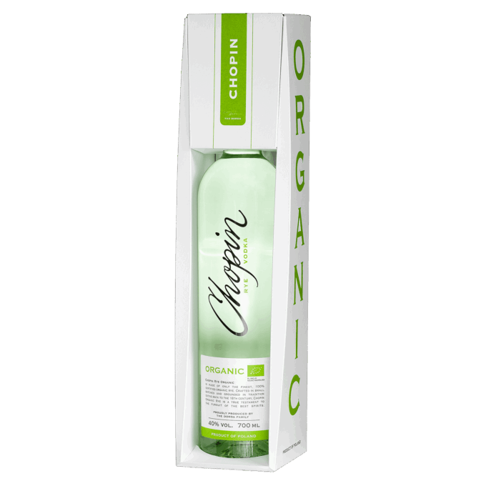 Chopin Organic Rye Vodka i gaveæske