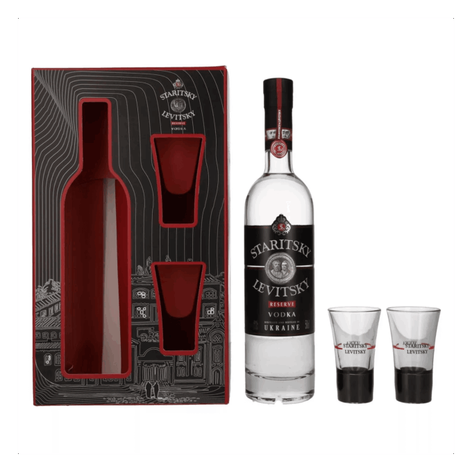 Staritsky Levitsky Gaveæske med glas