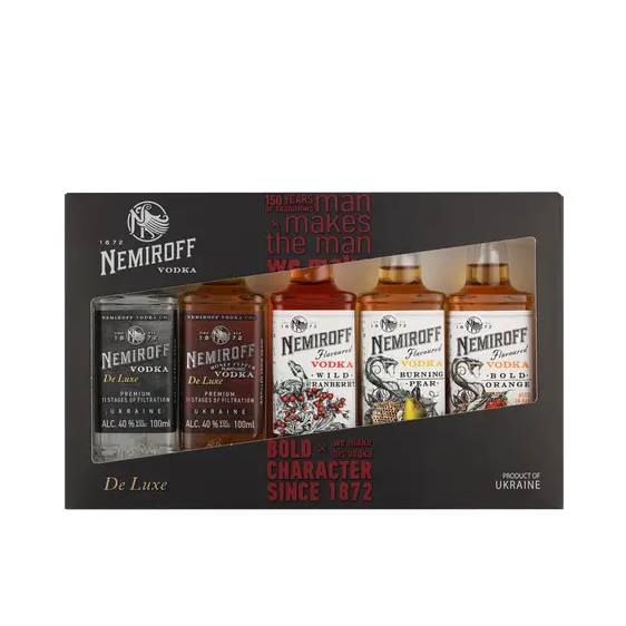 Nemiroff Vodka Smagesæt - gavekasse